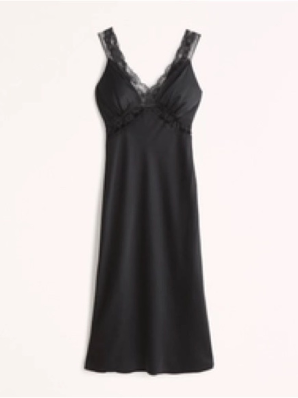 Abercrombie Satin Slip Midi Dress